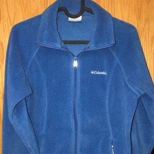 Columbia blue fleece jacket